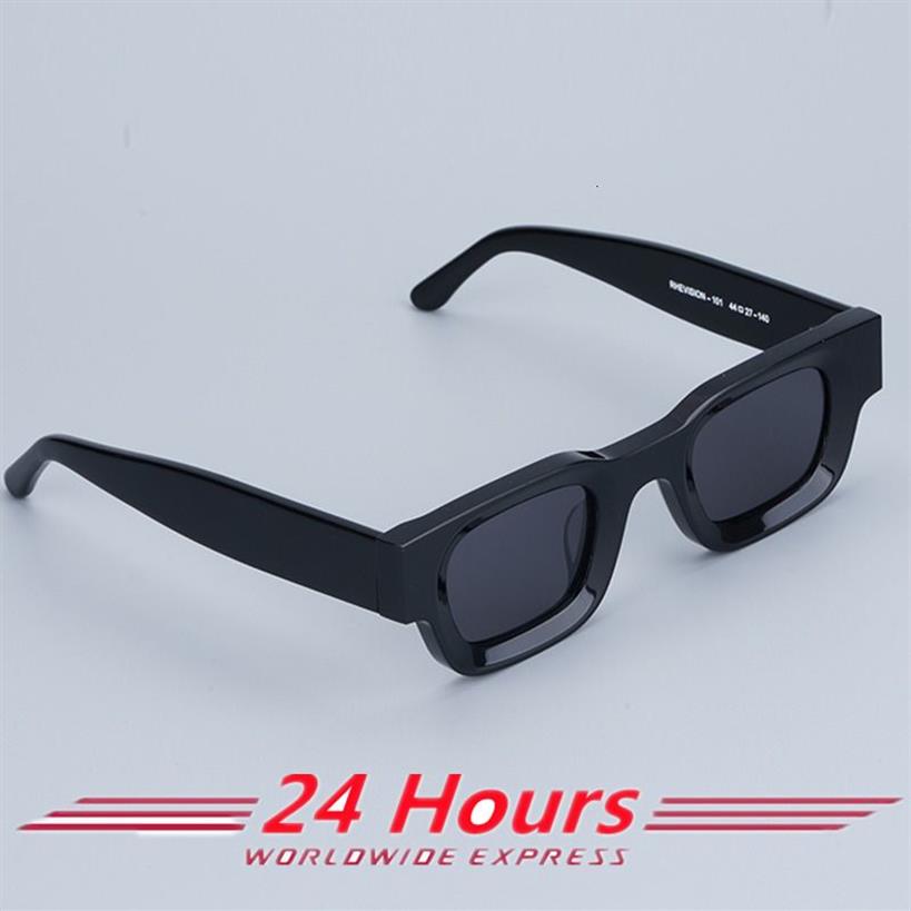 Sunglasses RHUDE X THIERRY LASRY RHODEO HIGH STREET SUNGLASSES MEN AND WOMEN SQUARE Antiuv400 Male STEAMPUNK PREMIUM ACETATE SOLAR295i