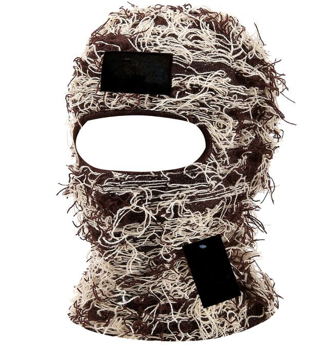 Bordado Balaclava Máscaras Face grisões Barak Rafa Capinho de malha de máscara de camuflagem multicolor