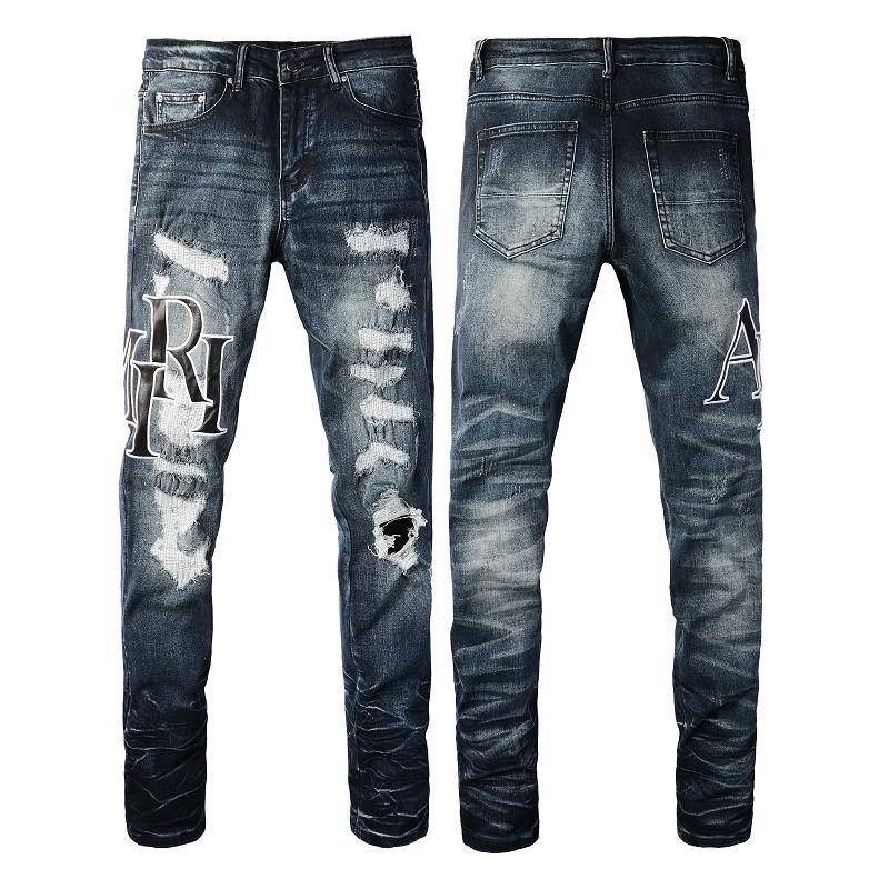 Designer jeans voor heren jeans wandelman gescheurde hiphop high street modemerk pantalones vaqueros para hombre motorfiets borduurwerk close fitting strand shorts