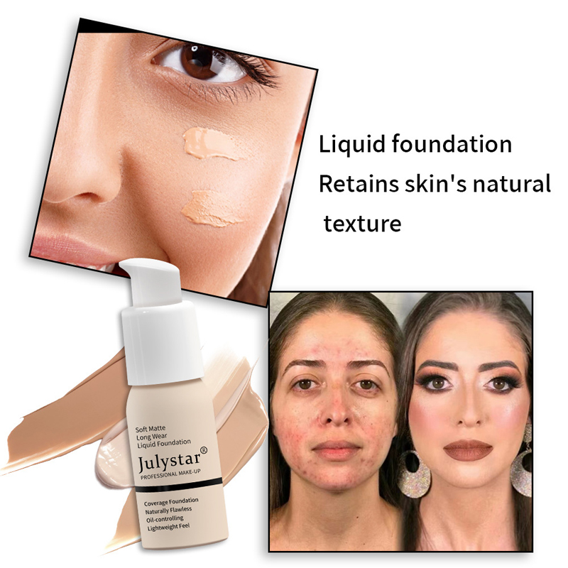 Oil Control Foundation Creme Foundation Creme Concealer Langlebige No Make -up Entfernung Foundation