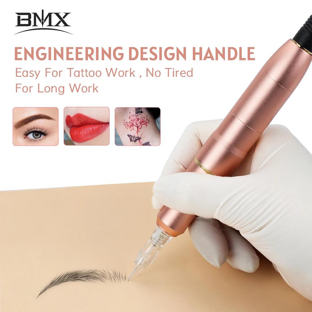 Machine BMX Tattoo Hine Kit complet Permanent Makeup Hine Pen Sects for Miroblading Shading Eyeliner Lip with Cartridge Needle