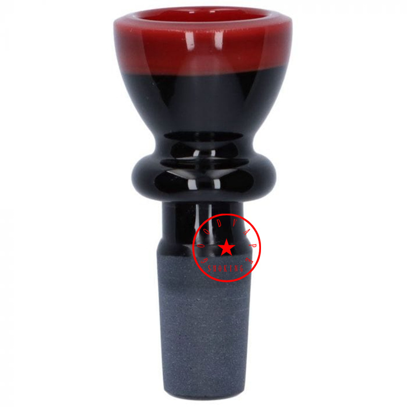 Latest Smoking 14MM 18MM Male Joint Colorful Ring Funnel Thick Glass Replacement Bowl Herb Tobacco Oil Filter WaterPipe Bong Hookah DownStem Holder DHL