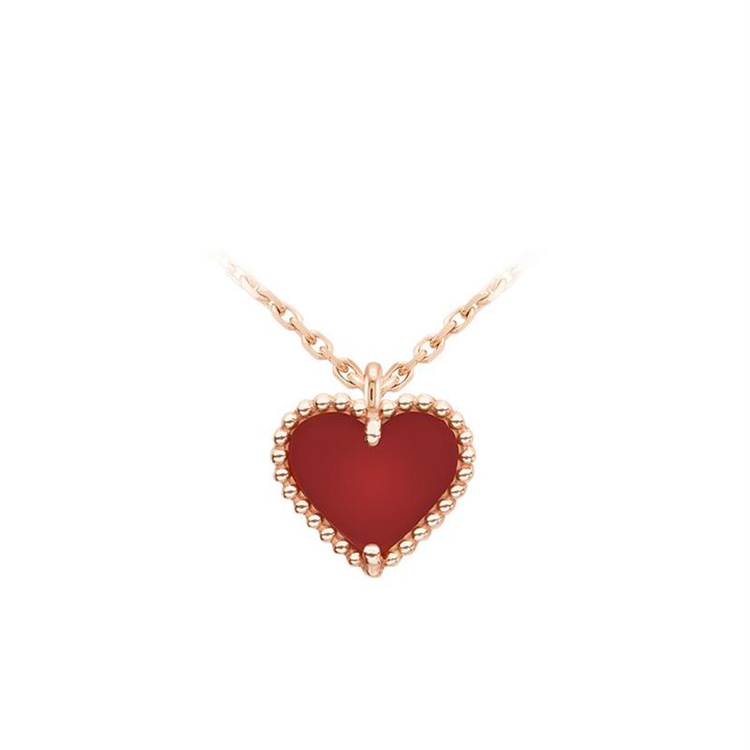 Love Heart Clover Necklace Saturno Gold Mens Chain Cleef Neckace Designers Gioielli di lusso donne Regali di festa Christmas Presents2201