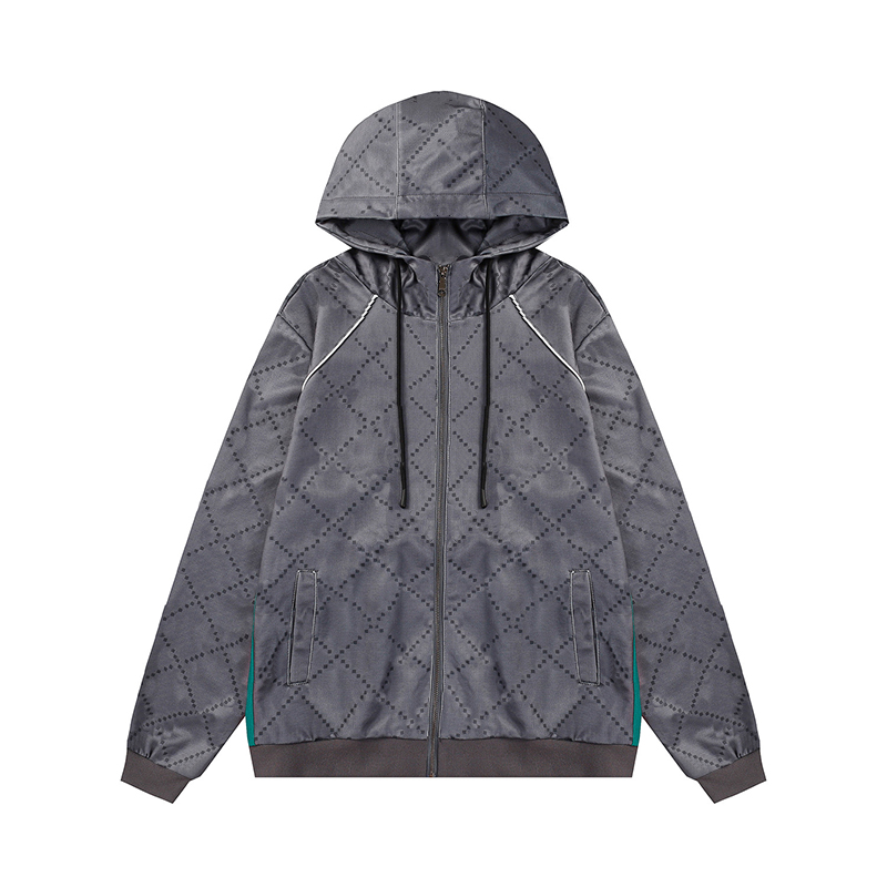 Mens Jackets Woman Fashion Jacket Casual Man Hooded Windbreak Coat Classic Print Sun Protection Coats Womens Waterproof Outerwear Tops S-2XL