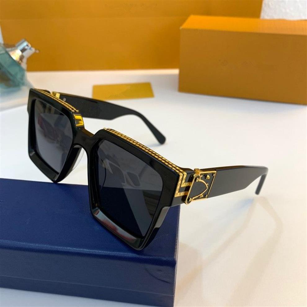 Les dernières lunettes de soleil de créateurs de mode de mode réalisée 0937 Cadre de combinaison de métaux carrés de plaque carrée de qualité supérieure UV400 avec B213B