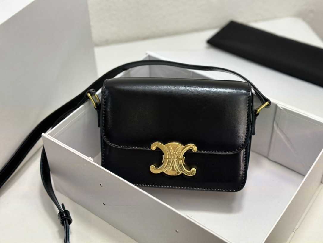 Celins's Luxusmarke Umhängetasche Designer Arc de Triomphe 2023 Herbst Winter Mode Neue Box Tofu Womens One Crossbody Triumphal mit echtem Logo BUHZ