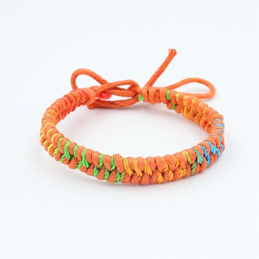 10 couleurs Bohemian Brand Bangle Weave Cotton Friendship Bracelet Woven Corde String Friendship Bracelets for Friends301x