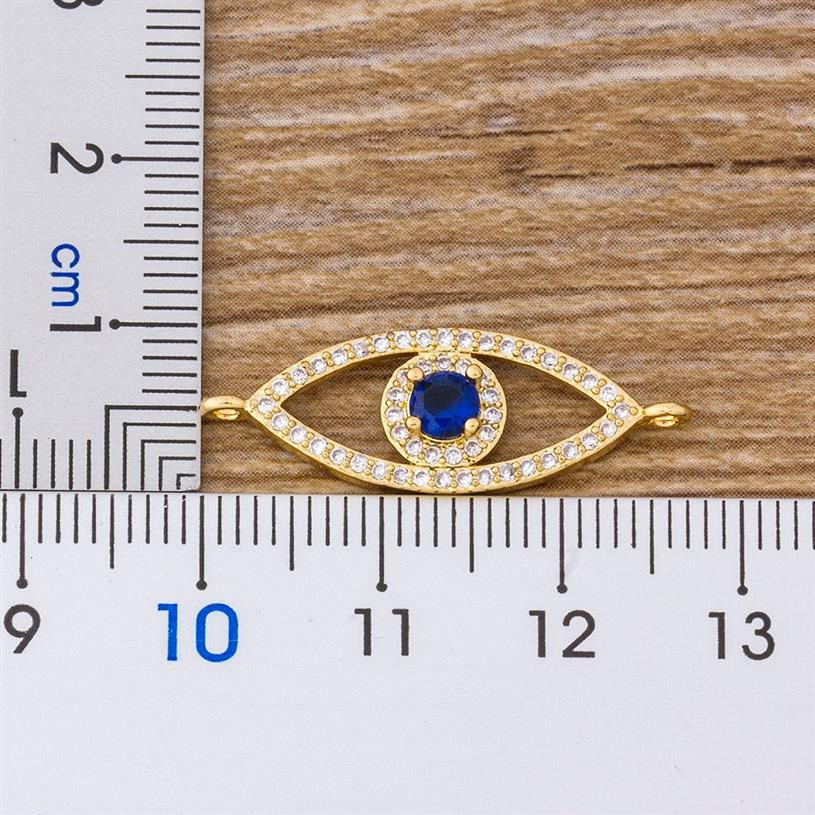 Luxe klassieke boze oogbarmband voor vrouwen glanzende prinses gesneden kubieke zirkoon cz verstelbare armbanden koperen sieraden cadeau2699