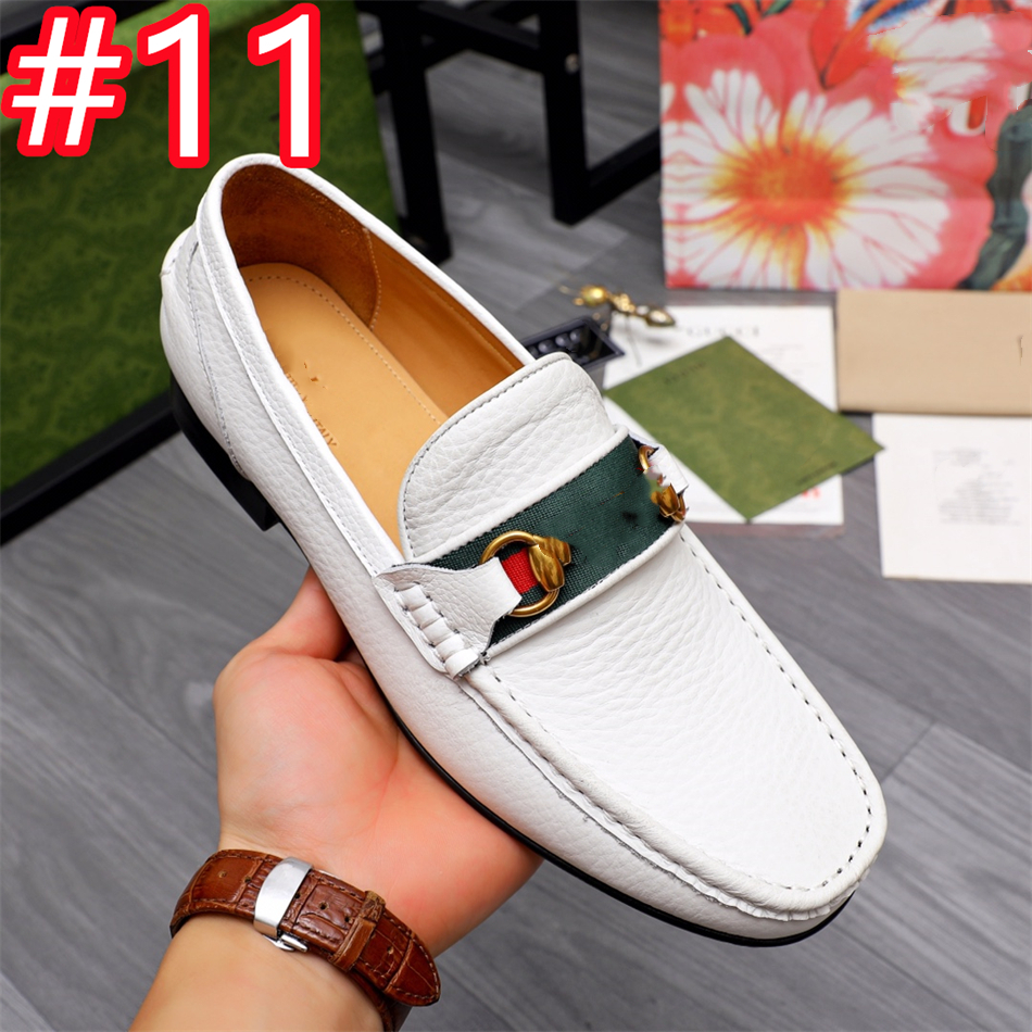 11 Modelfashion Slip on Men Designer Dress Scarpe Men Oxfords Fashion Dress Dress Scarpe 2023 Nuove Classic in pelle da uomo Scarpe