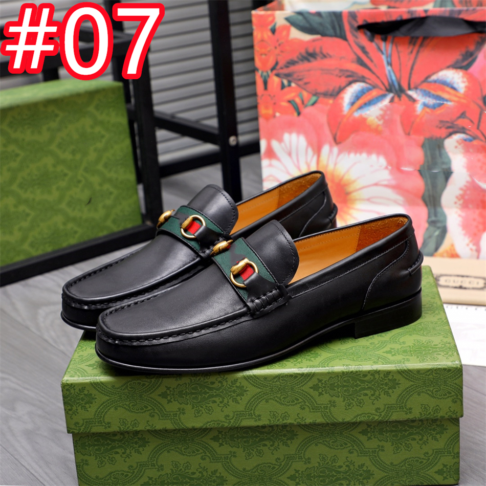 11 Model Mężczyźni Ubierz buty płaskie formalne męskie biznes Oxfords swobodny but buty skórzane buty ślizgowe w plusach w rozmiarze męskie obuwie