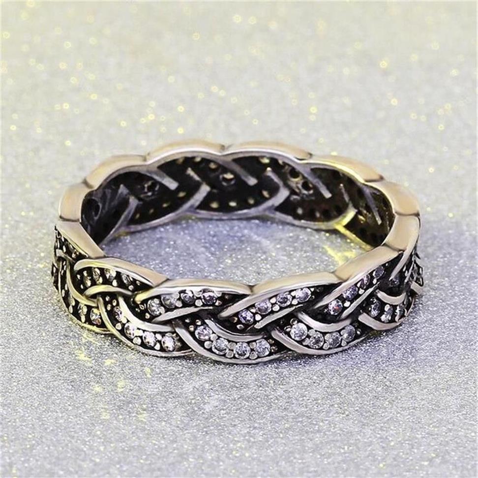 Vecalon New Cross Women Band Ring 5a Diamonique CZ 925 Sterling Silver Engagement Wedding Ring For Women Men Men Fashion Jewelry284i
