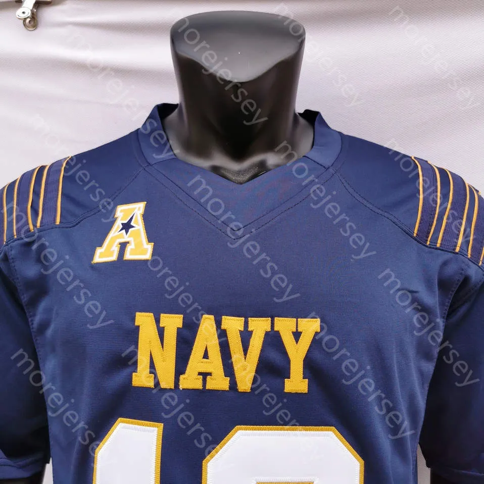 Custom 2021 Fly Navy Midshipmen Football Jersey NCAA College Jacob Springer Roger Staubach Keenan Reynolds Perry Nelson Smith CJ Williams Tazh Maloy