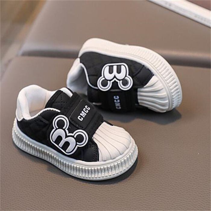 Baby First Walkers Spring Autumn Children Athletic Shoe Leather Toddler Boys Girls Sneakers Cute Soft Sole Fashion Kids Sports Shoes