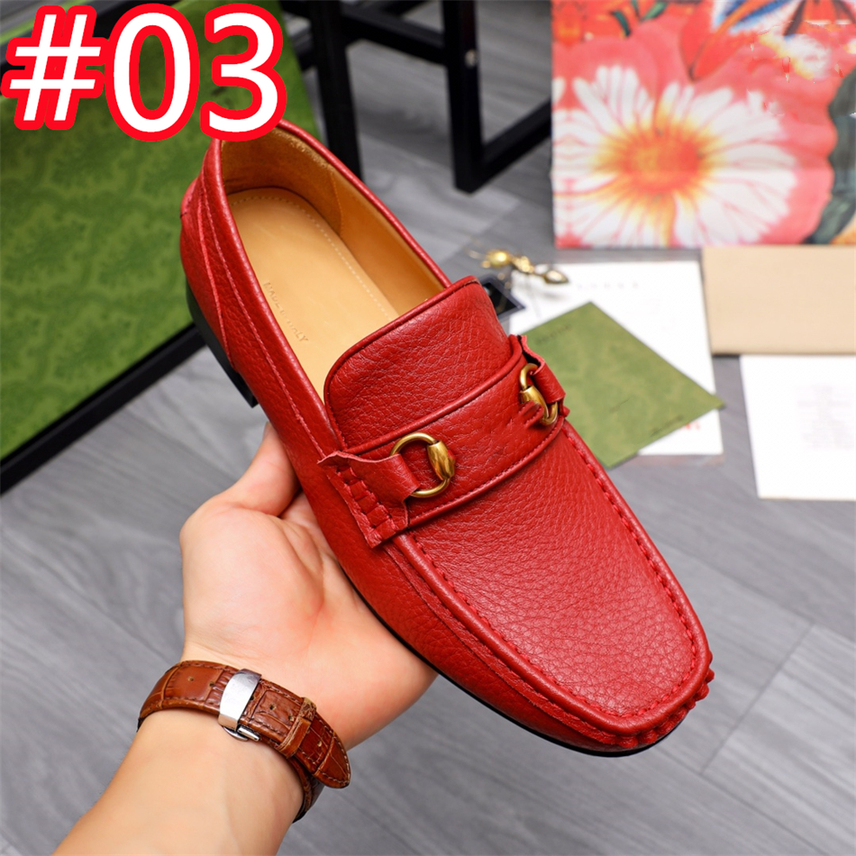 11Model Italiaanse kledingschoenen Men Men Trouwfeest Schoenen Hoge kwaliteit Casual Loafer Male ontwerper Flat Shoes Plus Maat 38-45