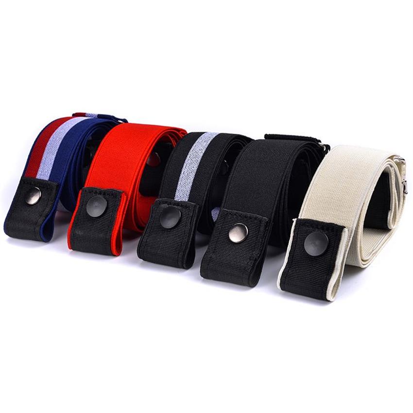 Ceintures de créateur de mode hommes ceinture de ceinture élastique sans boucle ceintures couleurs réglables STRAP250B