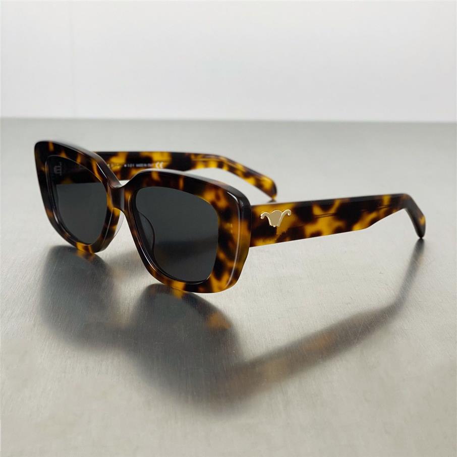 2023 neue Mode Retro-Katzenaugen-Sonnenbrille für Damen CE's Arc de Triomphe ovale französische High Street267k