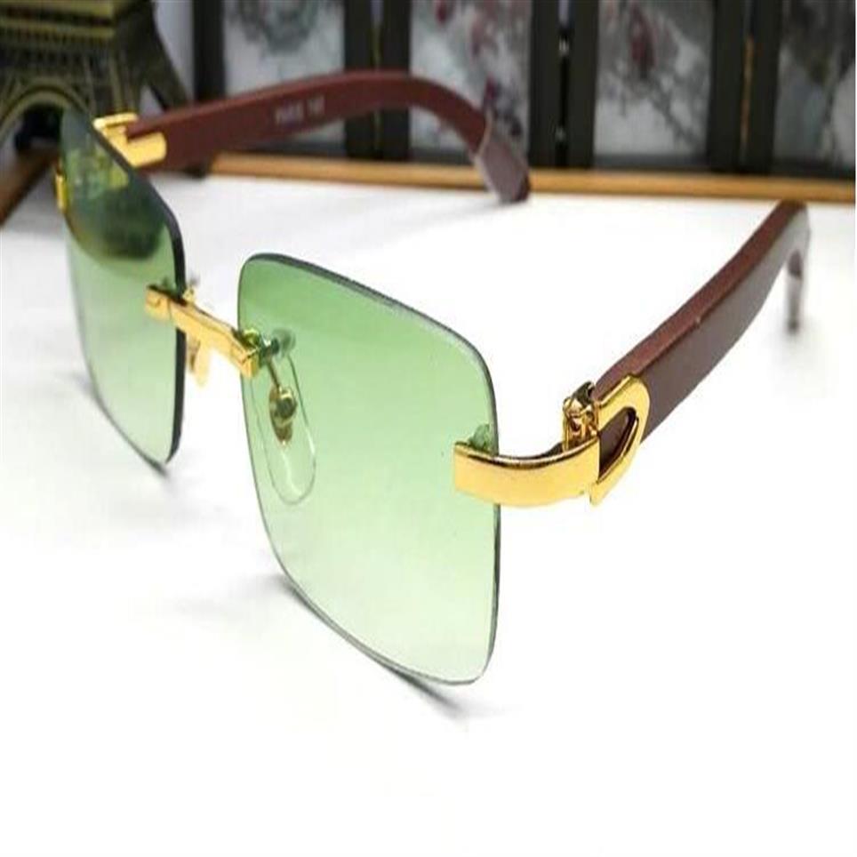 Óculos de búfalo búfalo de madeira branca mensagens de sol vintage atitudes de atitude de sol para homens Óbeis de verão estilo esportes atitudes Oculos masculino ga289t