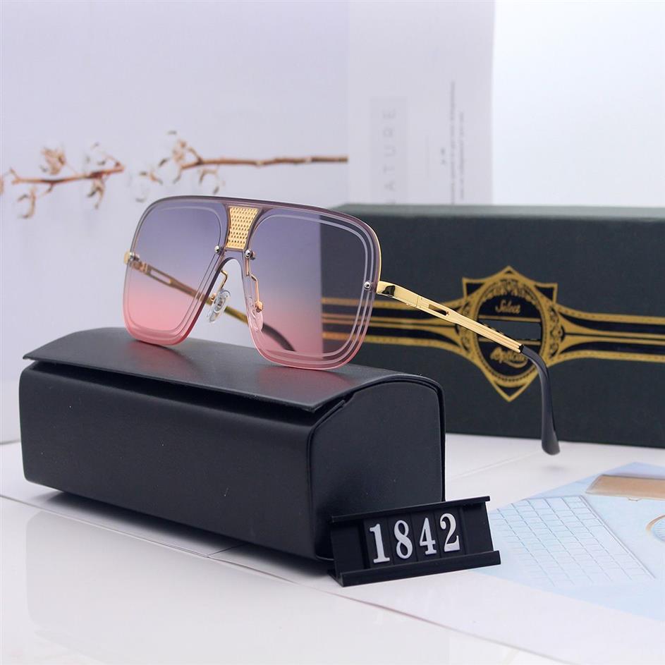 1842 Gafas de sol moda menwomen sunglass sunglasses uv400 protectiontop calidad with box case313n