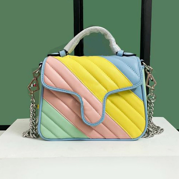 Damer Luxury Handbag Wallet Designer Crossbody Camera Bag äkta Leather Tote Mini Chain Crossbody Fashion Handväskor Multicolor tillgänglig