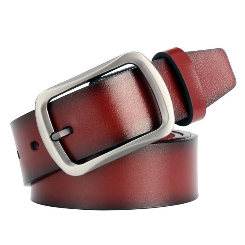 Top selling designer delts leather Men Women Belt male Luxury belts black coffee brown colors Woman man belt Big Needle buckle jea2619