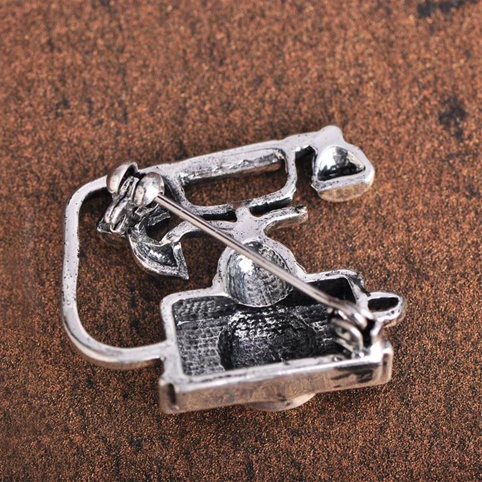 Pins Brooches Antique Landline Wired Telephone Shape Women Men Vintage Souvenirs Gifts Clothes Decoration Vivid Enamel Brooch2089