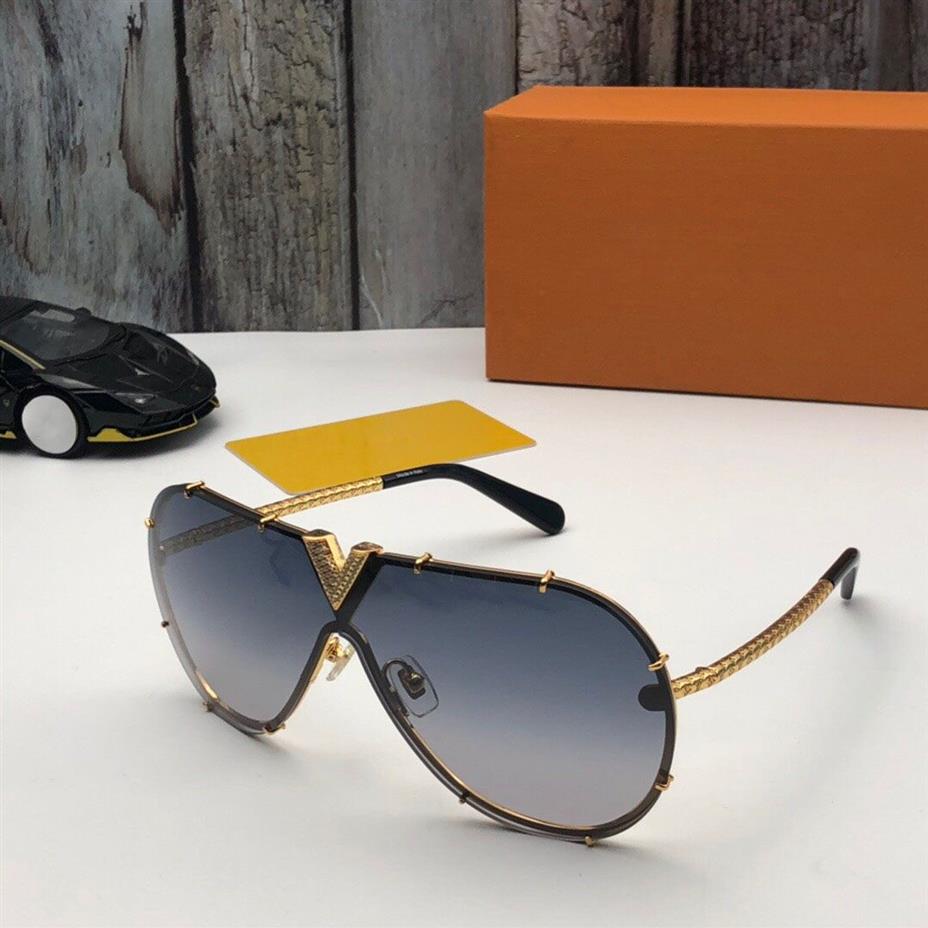 Sport Sunglass Men Metal Classic Vintage Women Solglasögon En bit Glasögon Kvinnlig körglasögon Oculos de Sol Masculino265y