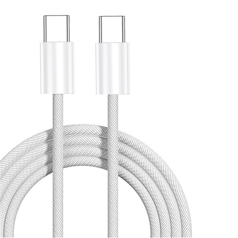 60w 6a usb type c à type c câble ligne de données pour iphone 15 xiaomi poco charge rapide câble usbc typec données charge cordon fil 20v 30 pièces