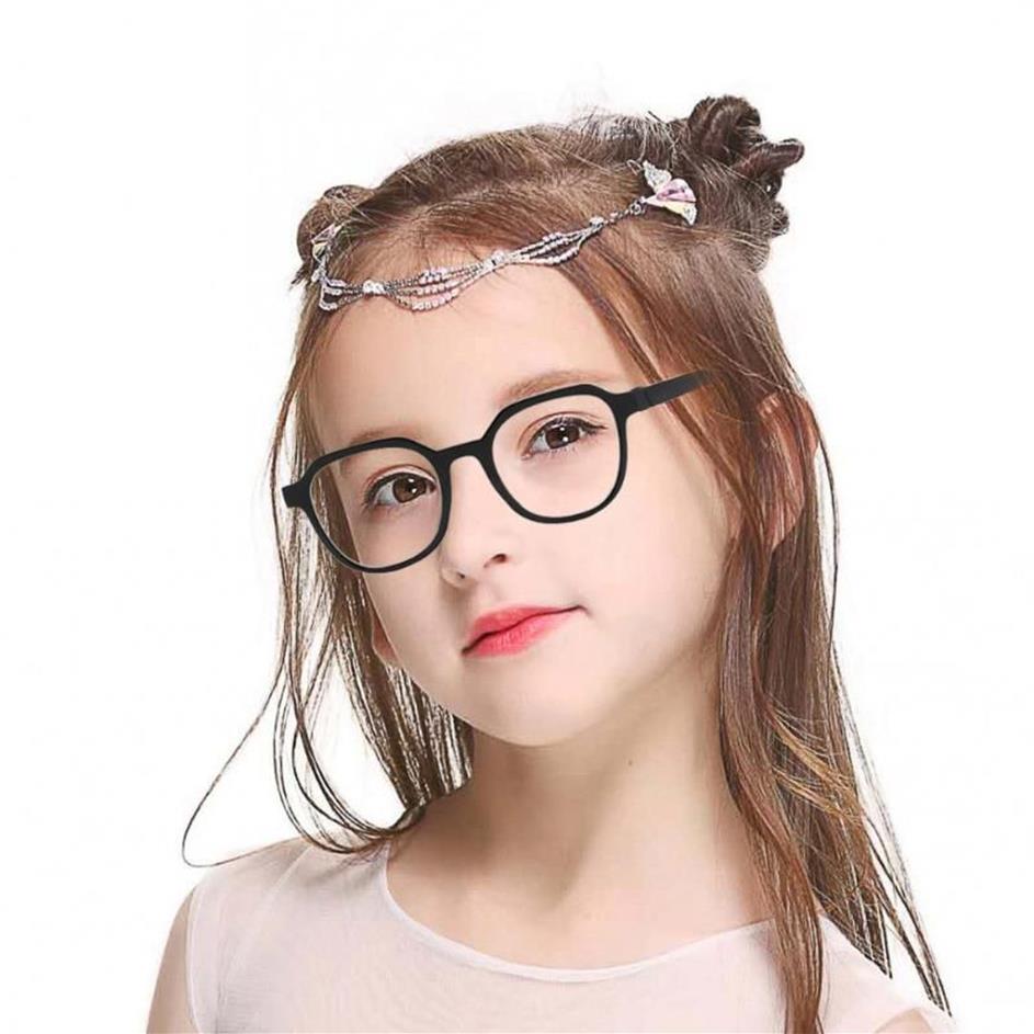 Okulary przeciwsłoneczne przeciw niebieskie światło blokujące okulary dzieci moda moda przezroczystą soczewkę Dzieci okulary promieniowanie Ochrona wzroku 192U