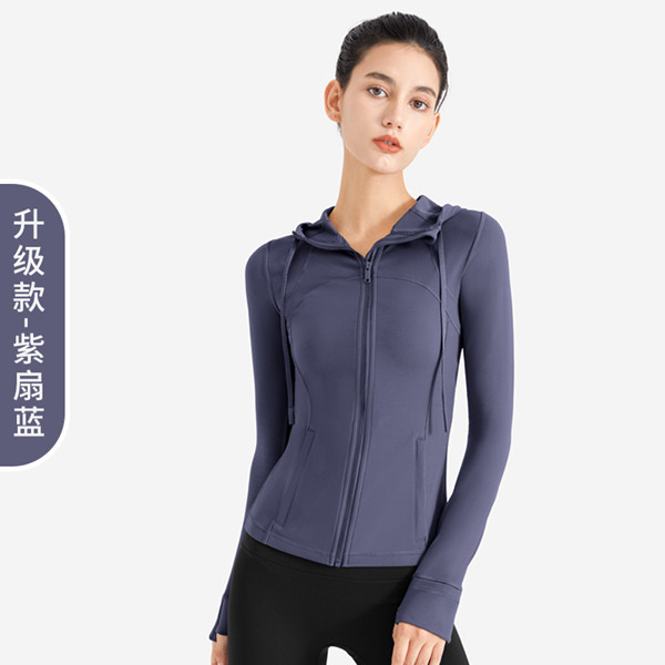 Lady Long Sleeve T-shirts Slim Sport tee skjorta andningsbar träning snabbt teknisk stretch gym topp definierar populär run tshirt hög elasticitet