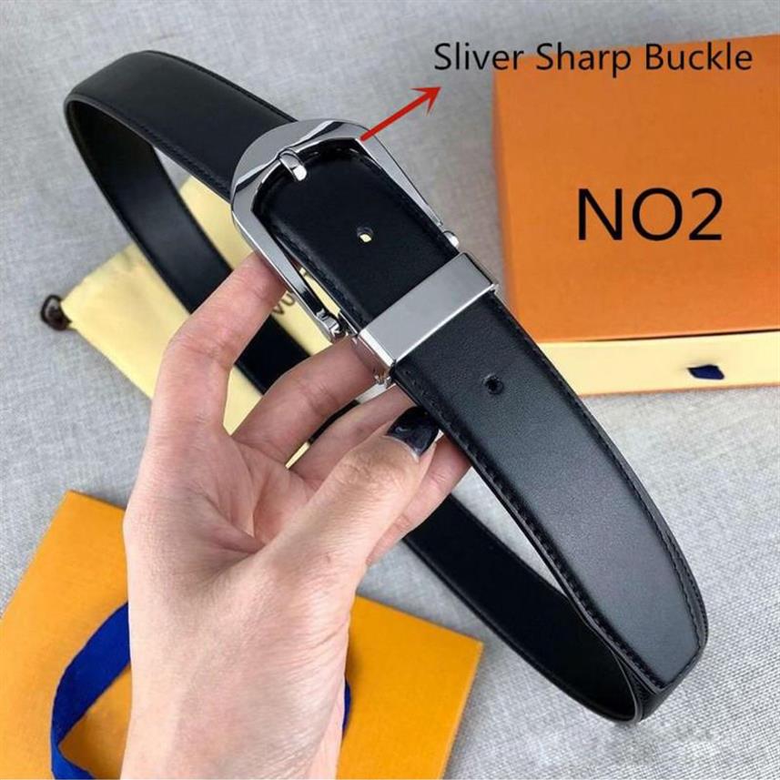 Belt Womens High Quality Genuine many Color optional fashion Cowhide Belts for Mens Box Available254M