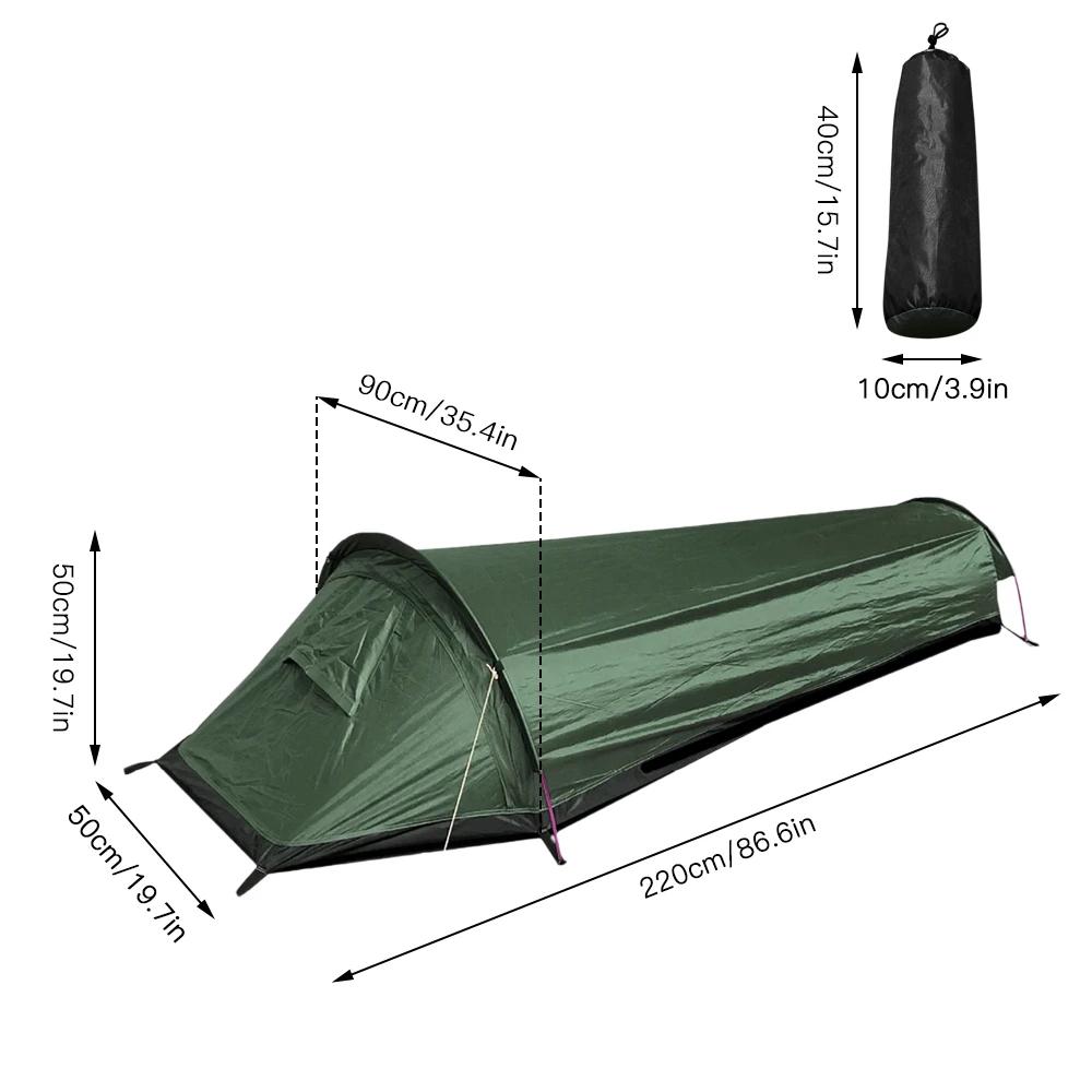 Lixada nouveau sac de bivouac ultraléger tente 100% sac de couchage étanche couverture sac de bivouac pour la survie en plein air Bushcraft bivy sac