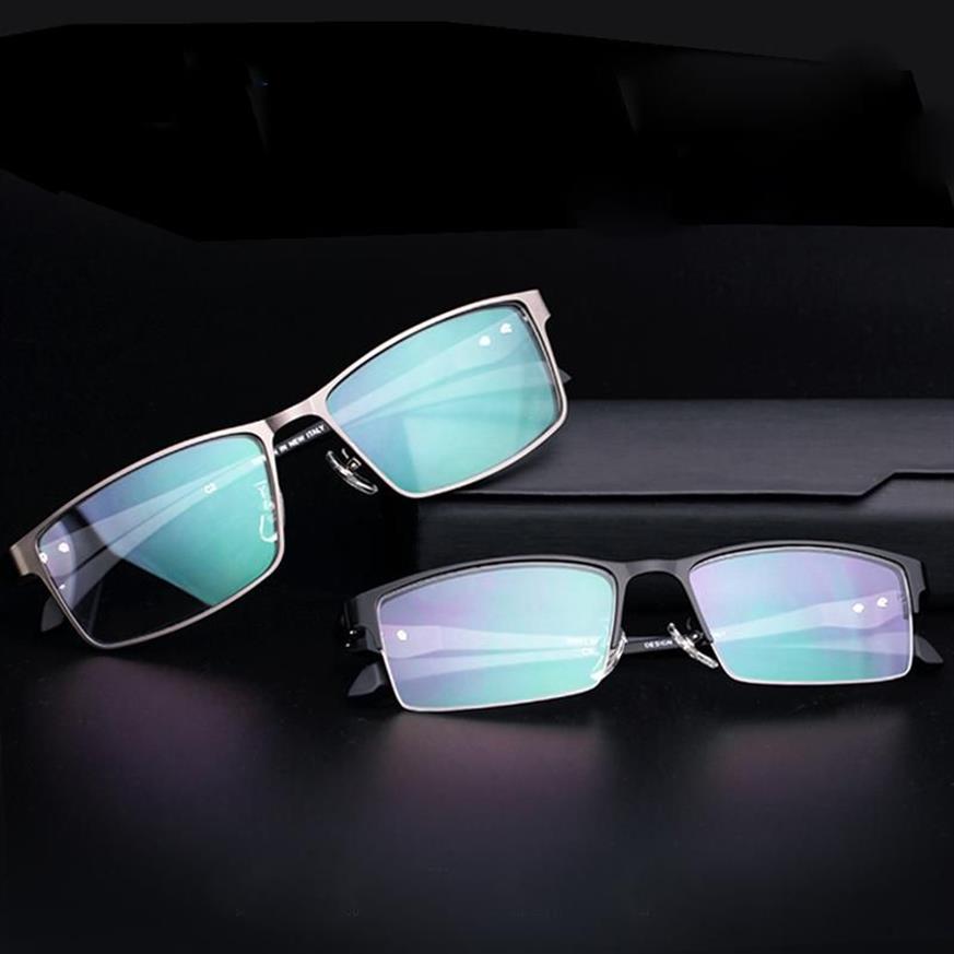 Okulary przeciwsłoneczne okulary TR90 Tytanowe szklanki komputerowe przeciw niebieskie światło blokujące filtr redukuje cyfrowe odkształcenie oka przezroczyste regularne rama F225Y