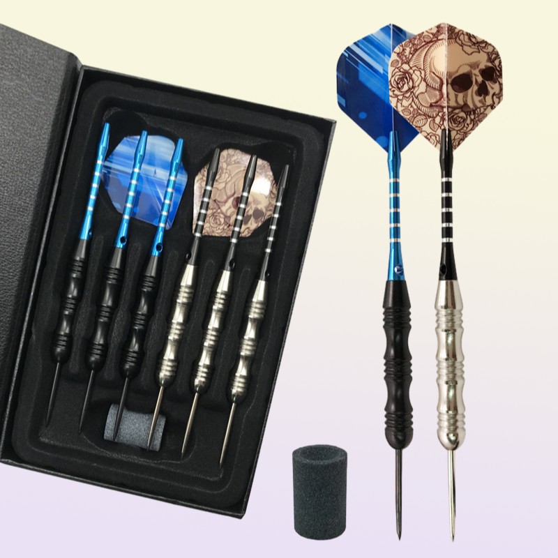 stalen tips darts 23g schachten vlucht eg point wing vat gooien darts accessoires professionele darts vliegbox9889985