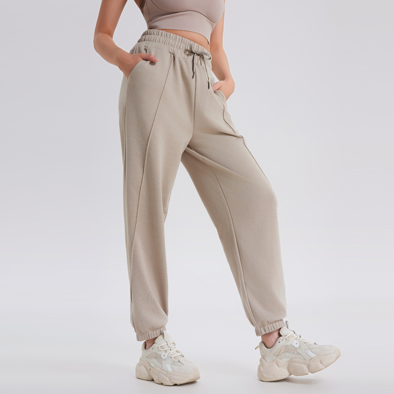 LU-1853 Reflective Vintage Jogging pants womens Sweatpants fashion trends designer High Street Sport