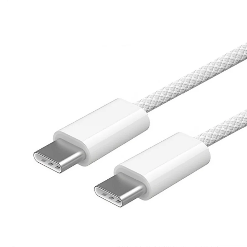 PD 60W USB C ~ USB Type C Cable Fast Charge for iPhone 15 15 Pro Pro Pro Max Ipad Dual Type C 데이터 라인 1m 소매 상자