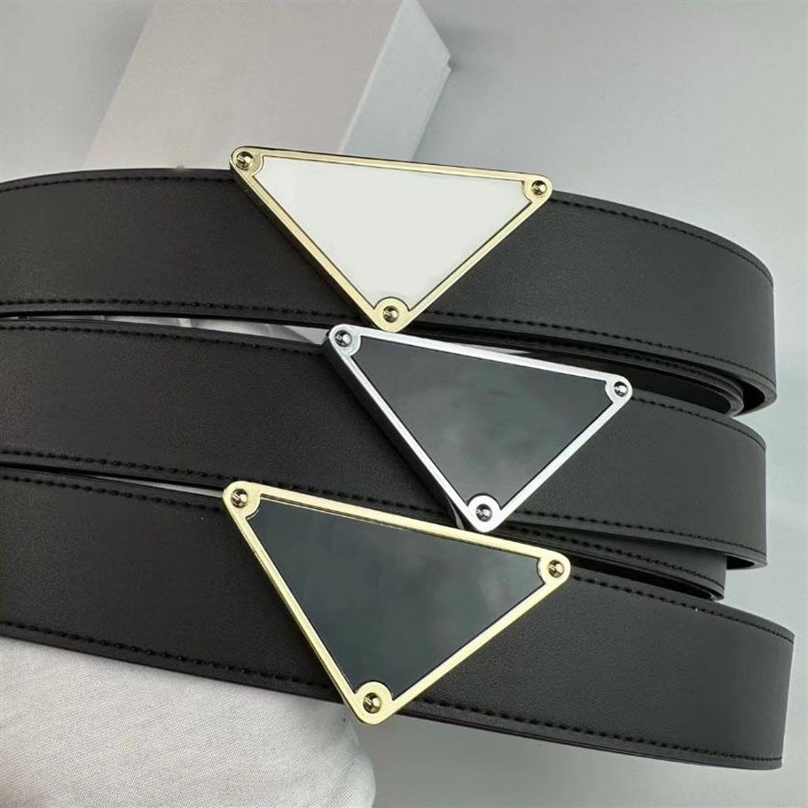 Fashion Classic Beltes For Men Women Designer Belt Silver Mens Black Smooth Gold Buckle Cuir Robes Belt261E