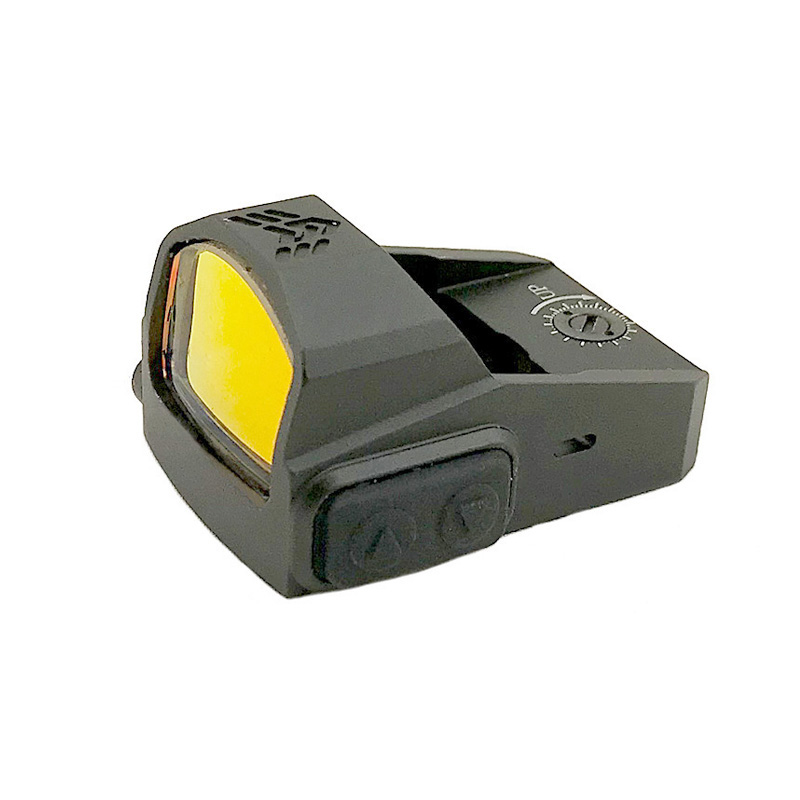 Tactical P2 1x22 Red Dot Reflex Sight 3 MOA Scope Kingslayer Pistol Cut RMR Foot Print Optics with Riser Mount Hunting Riflescope