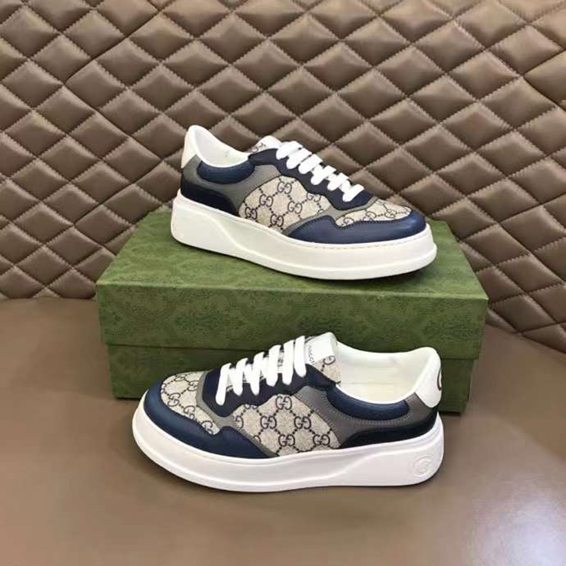 Berömda casualskor män kvinnor lyx screener springande sneakers italienska klassiska låga toppar grå blå rosa kalvskinnplattformar designer campus atletiska skor låda eu 35-46