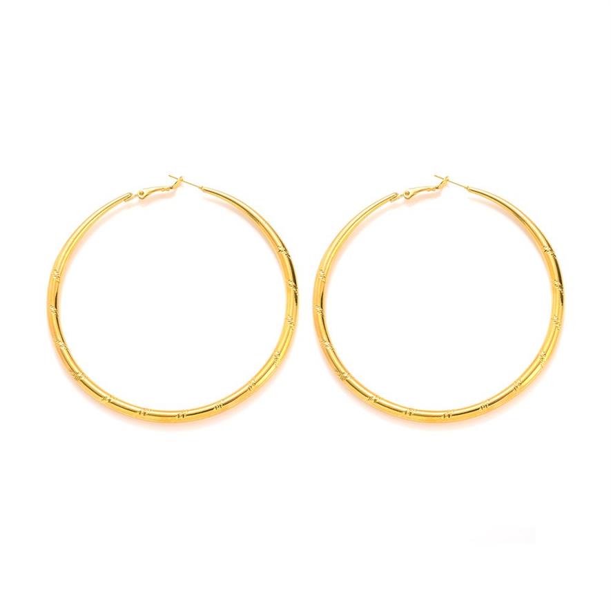 18k Yellow Fine Gold Surgical Steel Hinged Segment Hoop Ring Earrings Sleeper Lip Ear Nose Body Piercing 201Y