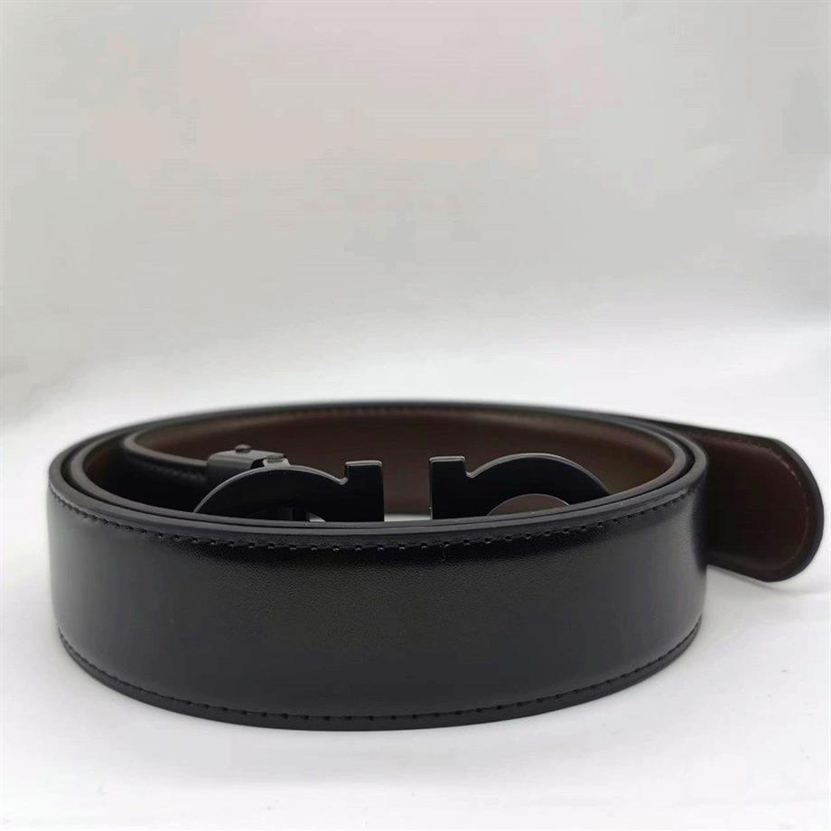 مصمم الحزام الفاخر Ceinture Leather Belts المصممون للرجال 3 ألوان متوفرة Big Buckle Chastity Top Fashion Mens Cintura Widt287S