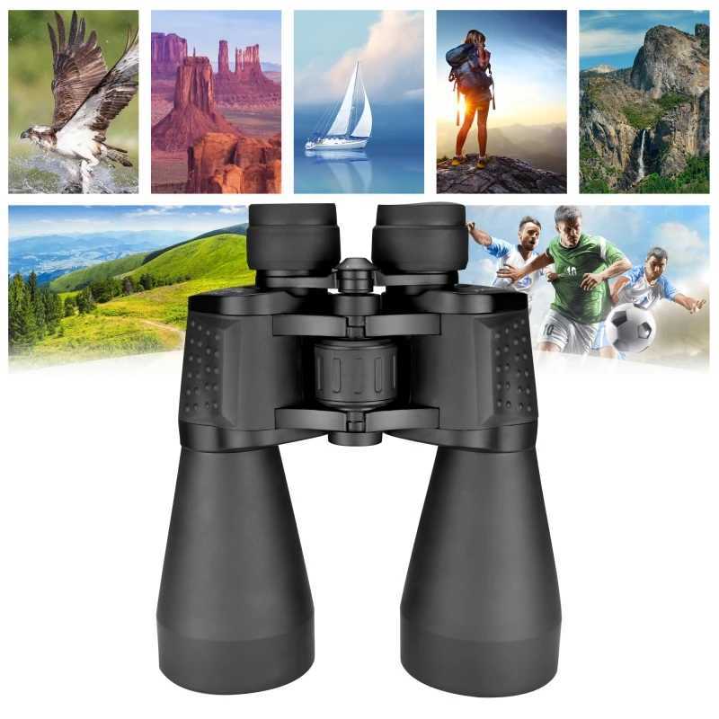 Binocolo telescopico Invia DHL Binocolo 12x60mm Telescopio a lungo raggio Zoom HD BK-7 Prisma ad alto ingrandimento Monoculare professionale Caccia TurismoL231226