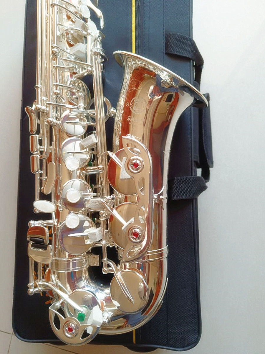 Nouveau Saxophone Alto Mark VI Eb plaqué argent, Instrument de musique e-flat professionnel avec étui