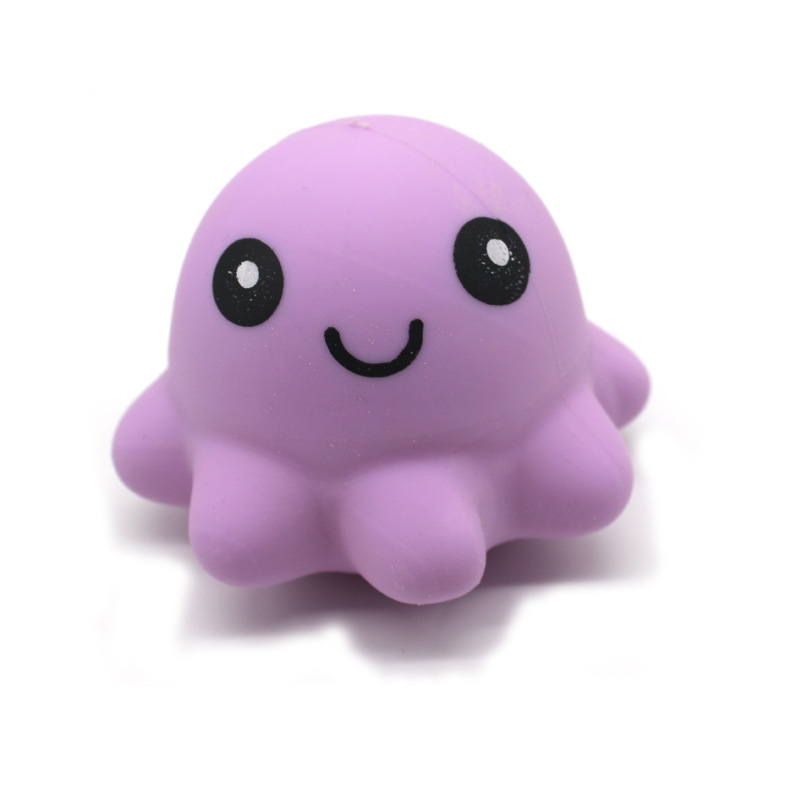 Hot Selling Soft Cute Octopus Squish Balls Squishy Stress Relief Toys for Children and Adults