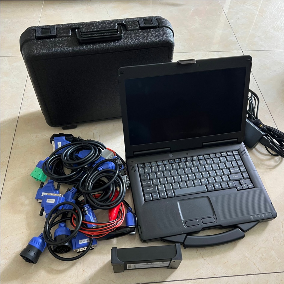 Truckdiagnosverktyg DPA5 DPA 5 SCANNER DEARBORN Protokolladapterkabel Diagnostisk tunga skanner S med bärbar dator CF53 i5 8G Toughbook