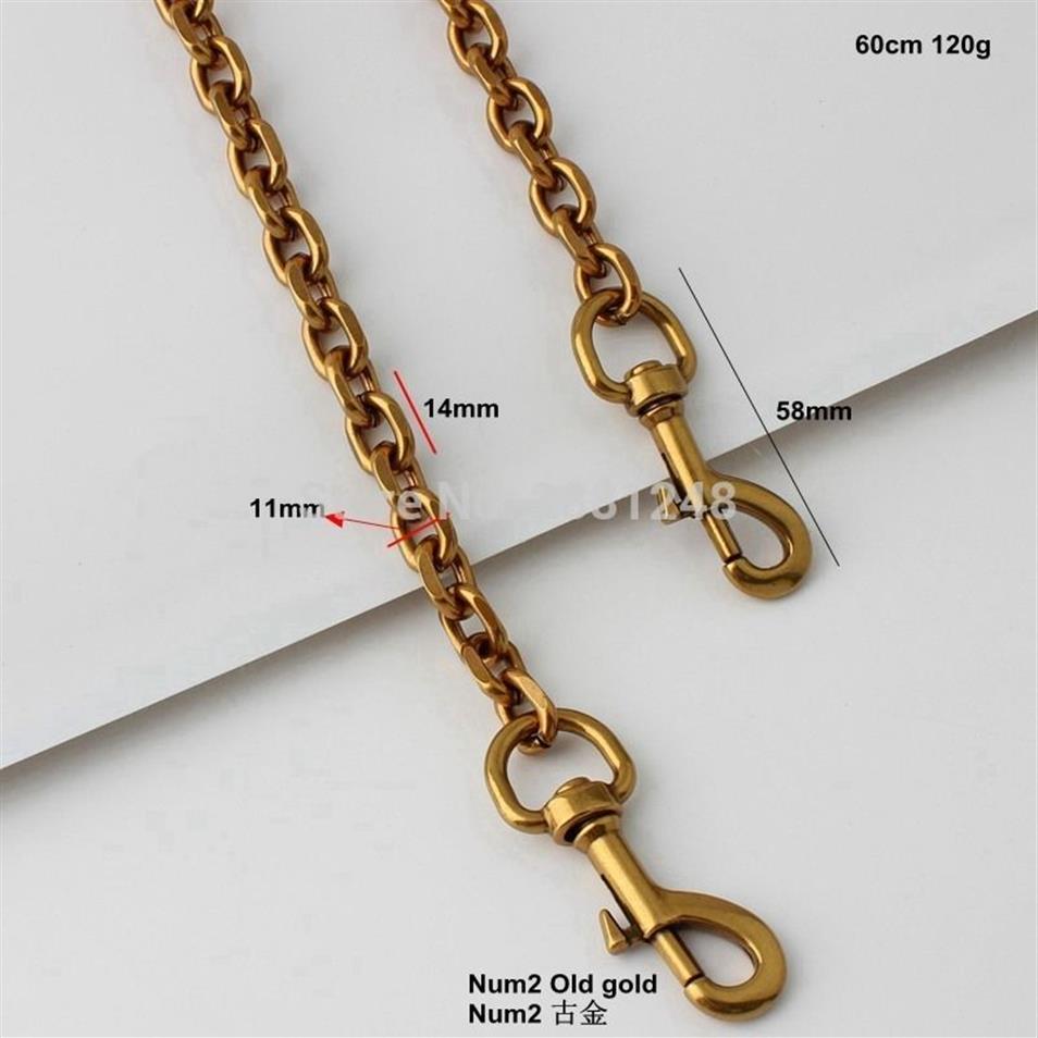 Catene in oro antico larghezza 11 mm di alta qualità Tracolle borse Borse Borse Tracolla Manico di ricambio Accessori 220513239W