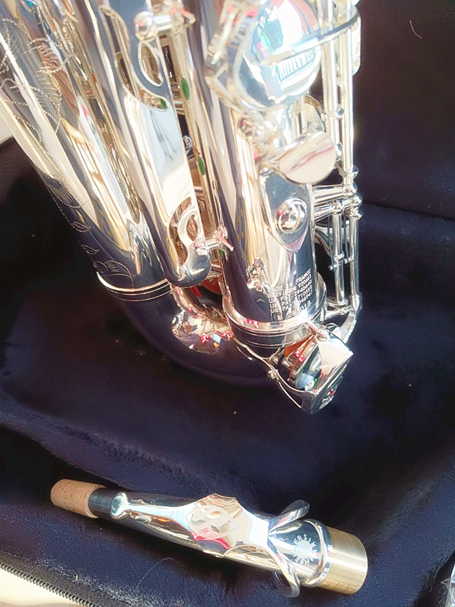 Nouveau Saxophone Alto Mark VI Eb plaqué argent, Instrument de musique e-flat professionnel avec étui