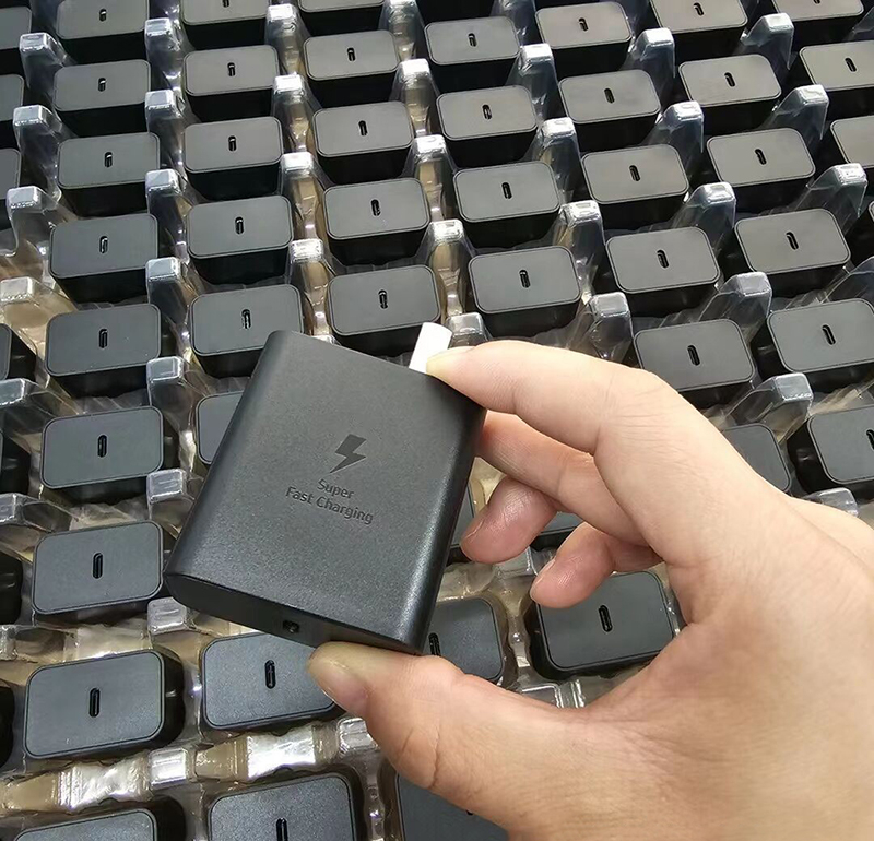 Pour Samsung S23 Ultra 45W bloc de chargeur ultra rapide EP-TA845 adaptateur PD avec emballage de vente au détail izeso