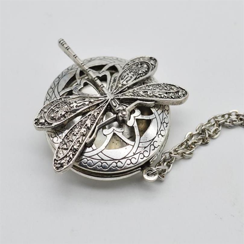 Jewelry Diffuser Lockets Necklace For Women Christmas Gift Vintage Hollow Locket With Dragonfly XL-511284F