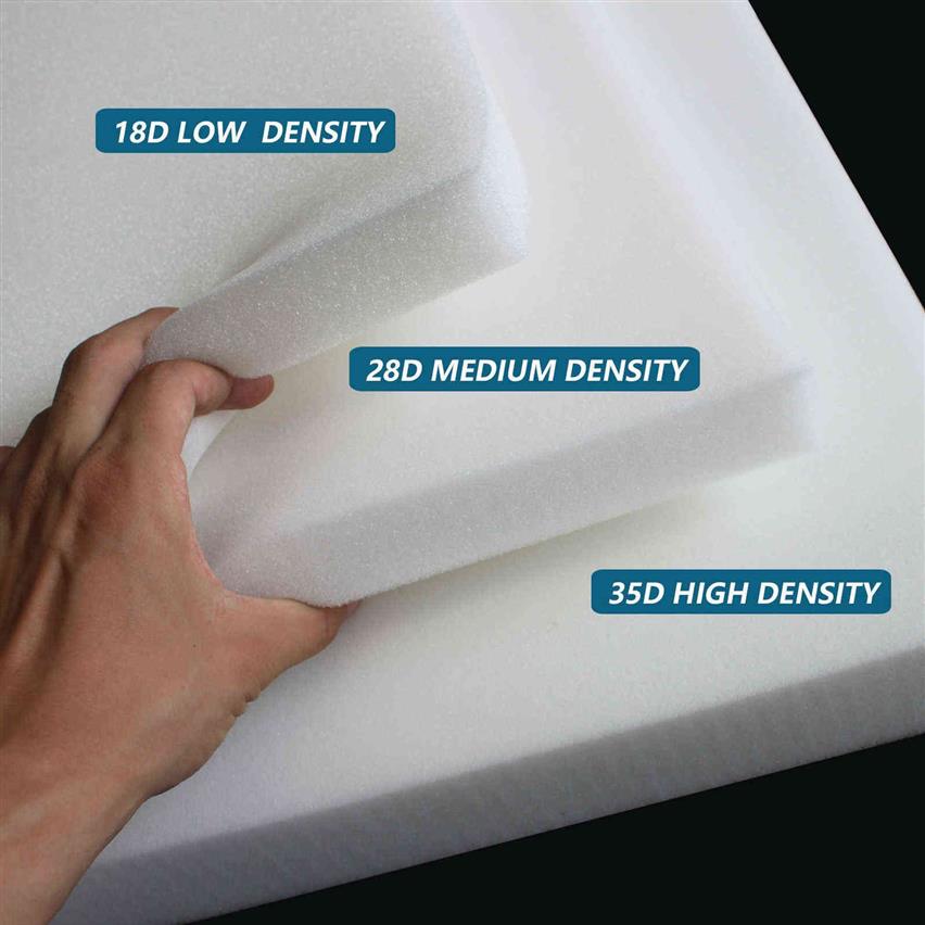 Foam Rubber Slab High Density Foam Upholstery Matress Chaire Cushion Seat Replacement Sheet Padding Sponge Craft DIY Projects 2111293V