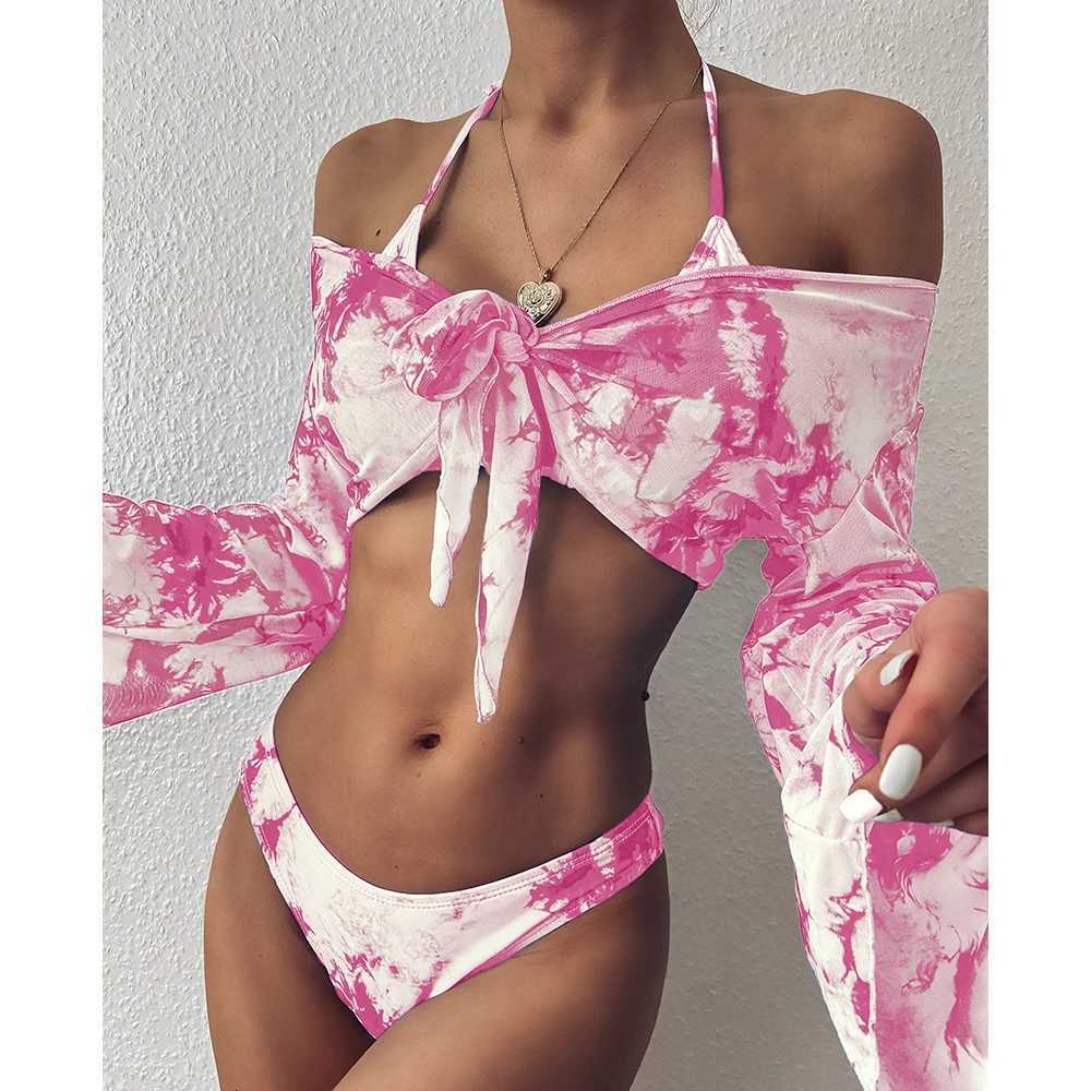 Bikinis Set Push Up Bikini Traje de baño Trajes de baño sólidos Ropa de playa de verano Micro Bikini Set Mujer 2023 Nuevo Bikini brasileño WomenL231225